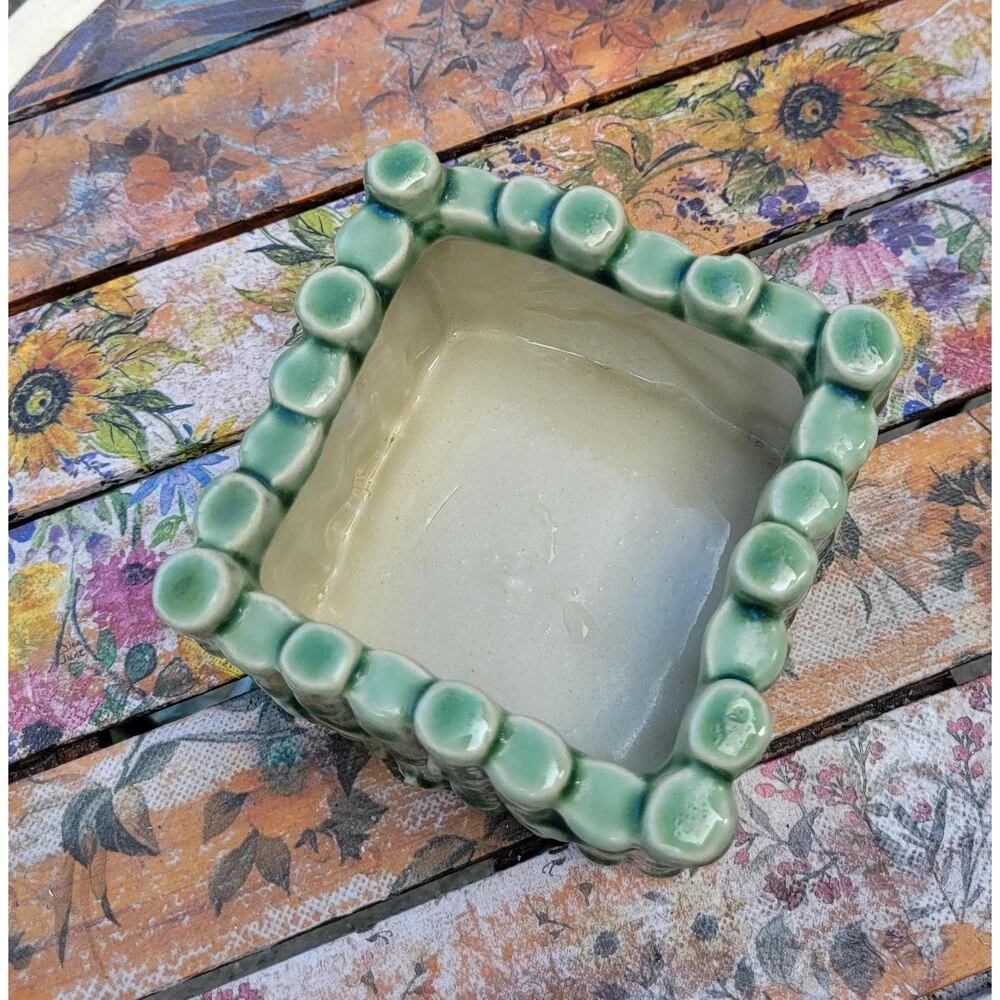 Vintage Ceramic Panda Bamboo Planter - 1960s Made in Japan